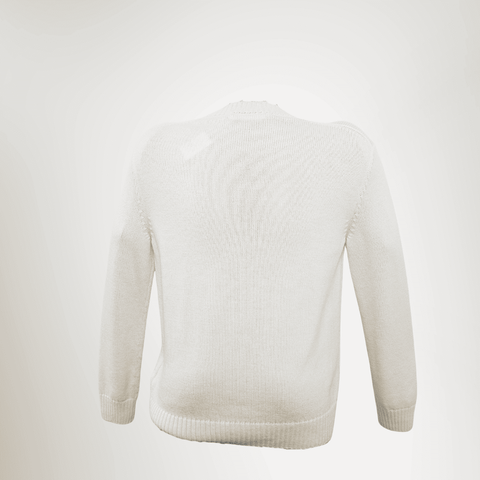 Moncler White Sweater – Pre-Owned Luxury Apparel – Antonio & Co Back View