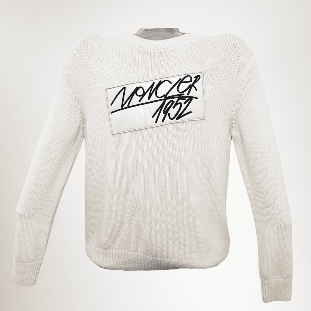 Moncler White Sweater – Pre-Owned Luxury Apparel – Antonio & Co Front Page