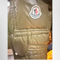 Moncler Preowned Luxury Jacket Karak Jacket Dark Green Logo View