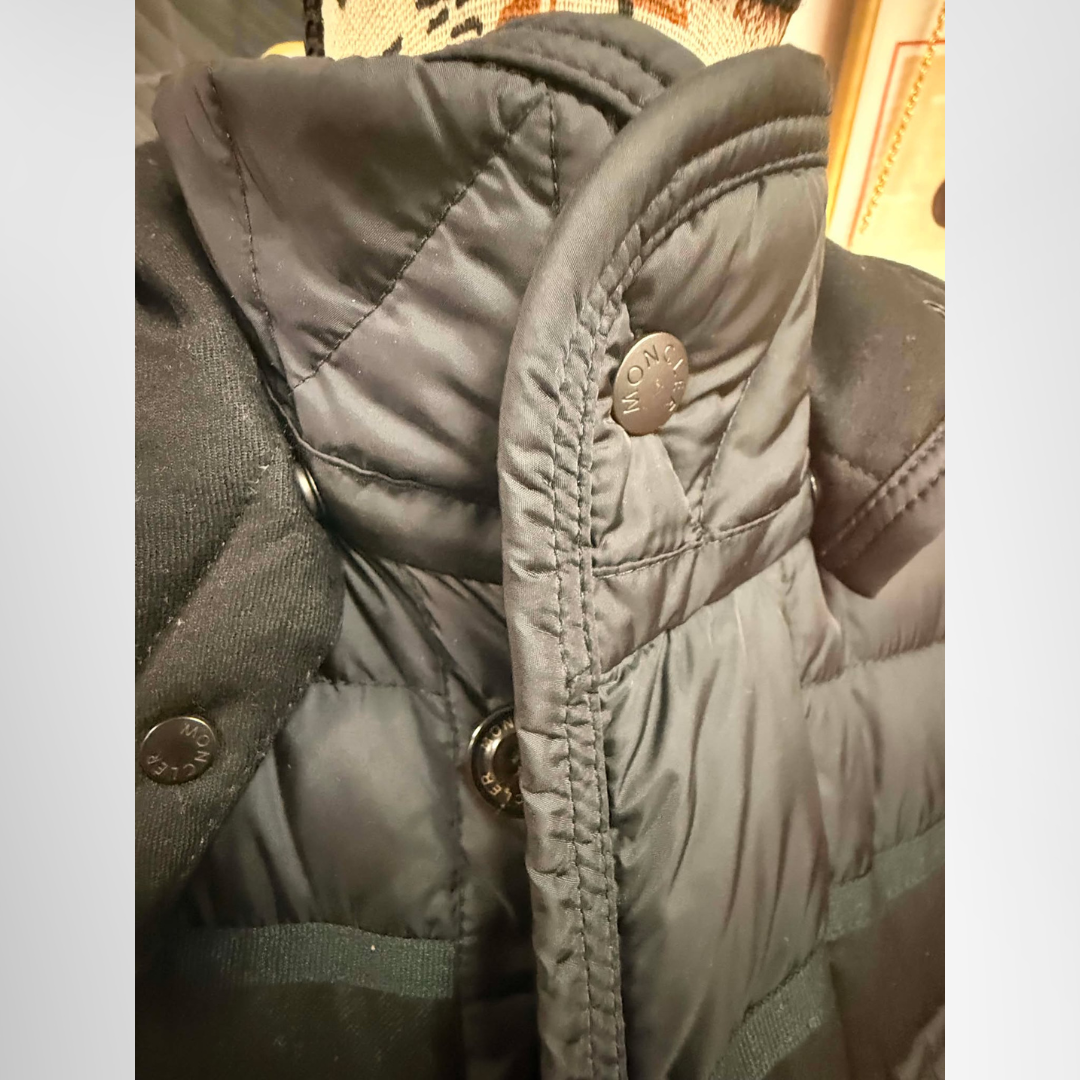 Moncler Preowned Luxury Jacket Ryan Down Jacket Close-up View