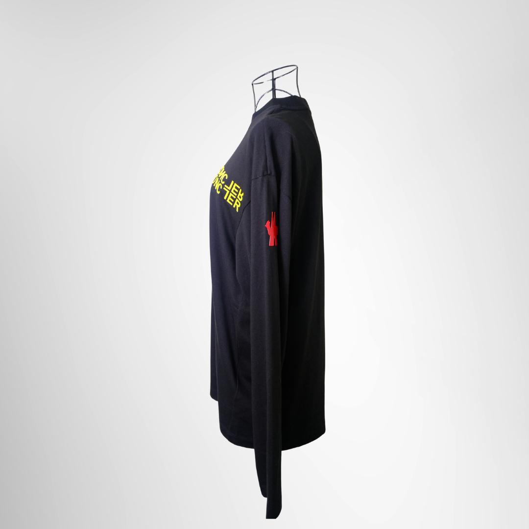 Moncler Yellow Logo Long Sleeve Size Medium – Pre-Owned Luxury Apparel – Antonio & Co – Side View 