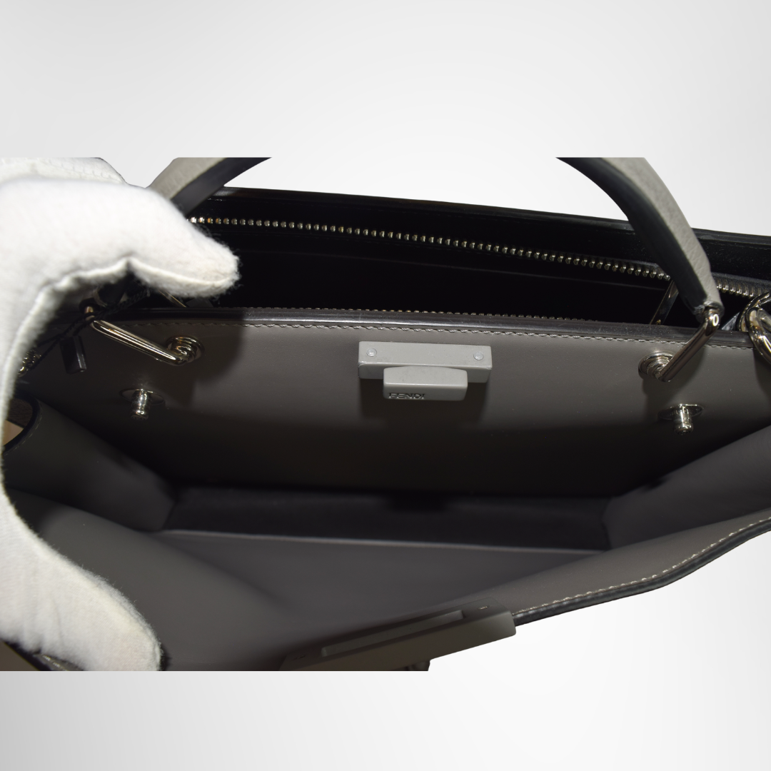 Peekaboo ISeeU medium Satchel Bag Inside View - Antonio & Co.