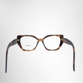 Prada Caramel Tortoise PR 18WV Prescription Glasses – Pre-Owned Luxury Brand Eyewear – Antonio & Co Back View