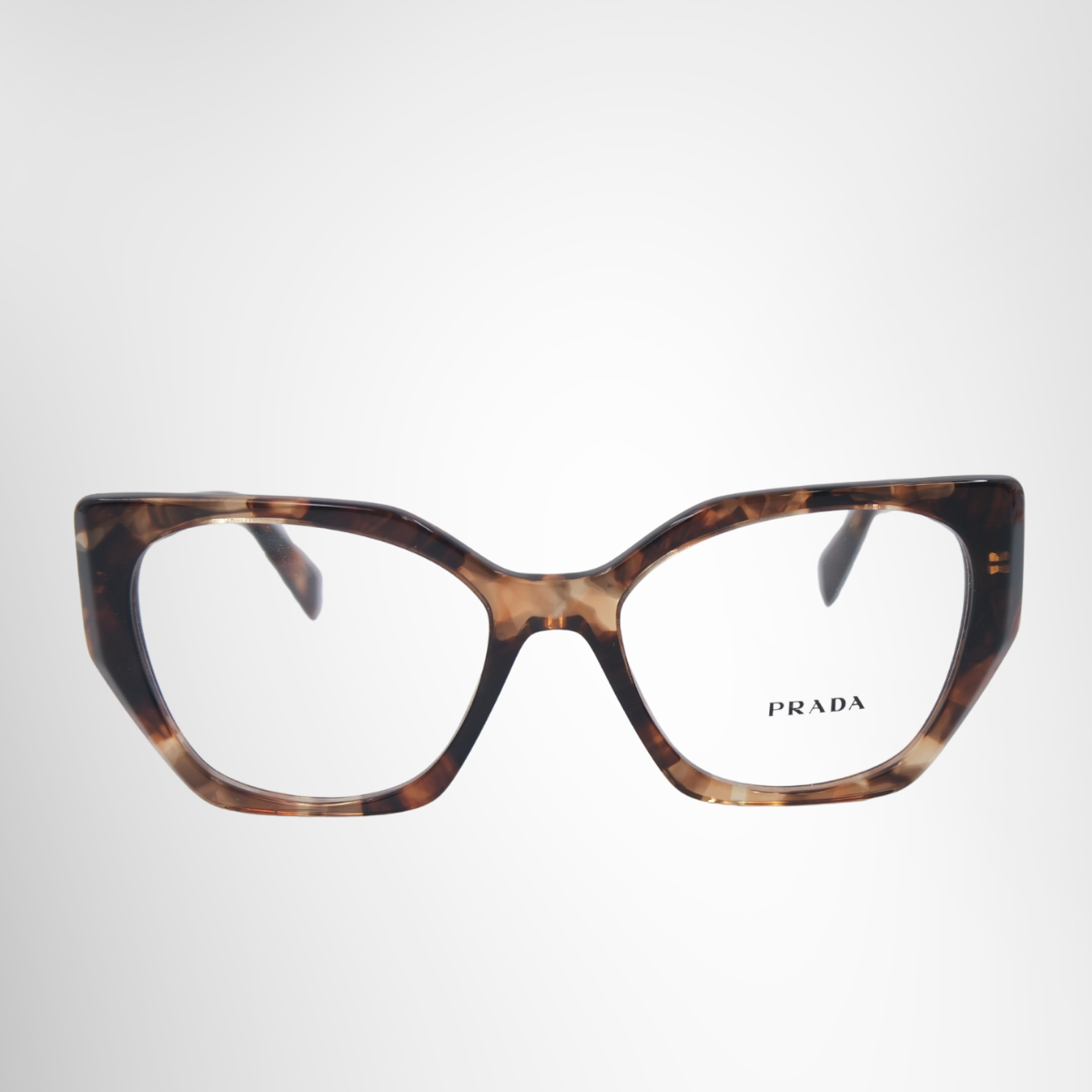 Prada Caramel Tortoise PR 18WV Prescription Glasses – Pre-Owned Luxury Brand Eyewear – Antonio & Co Front Page