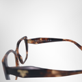 Prada Caramel Tortoise PR 18WV Prescription Glasses – Pre-Owned Luxury Brand Eyewear – Antonio & Co Right Interior View