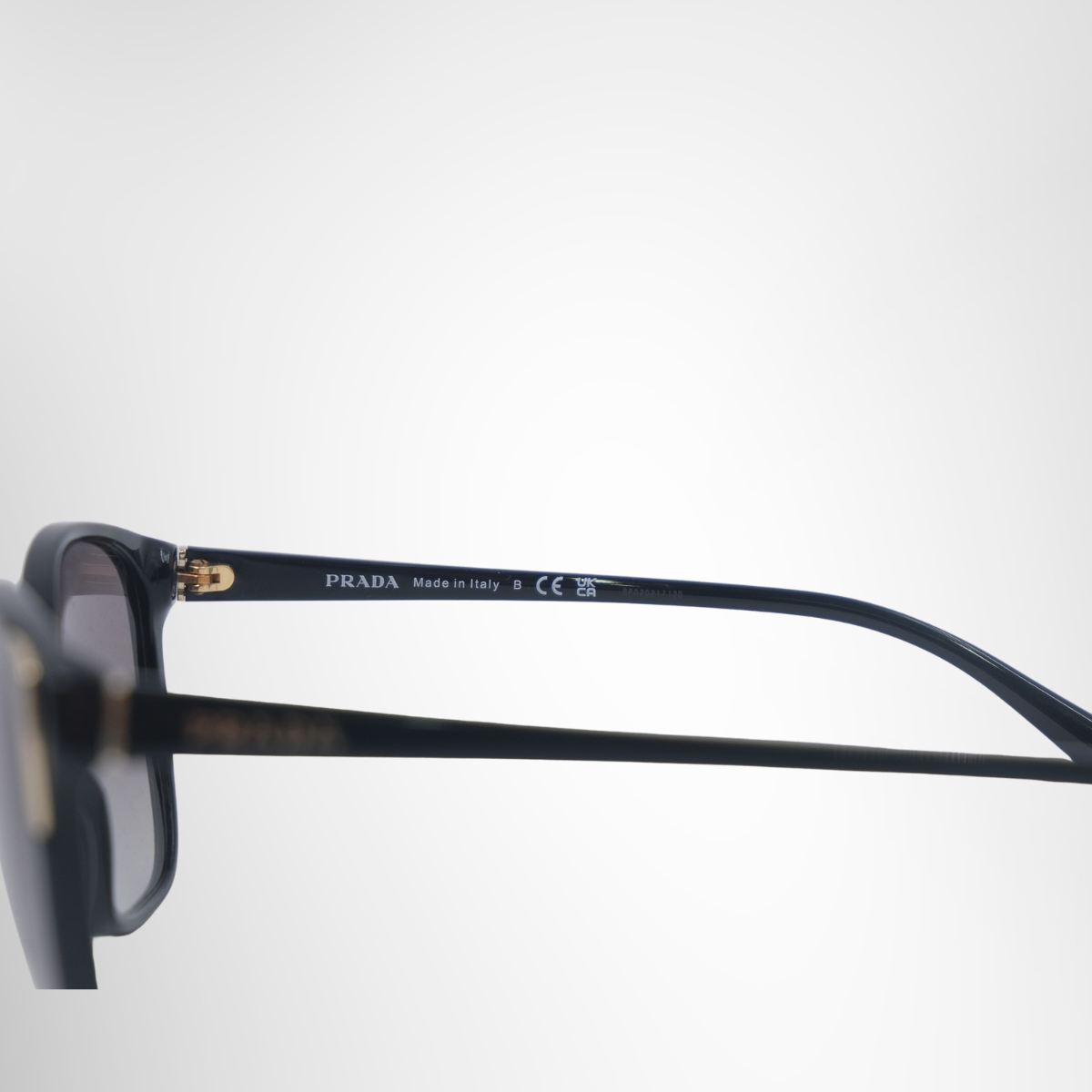 Prada Conceptual Square Sunglasses – Pre-Owned Luxury Sunglasses – Antonio & Co Right Interior View
