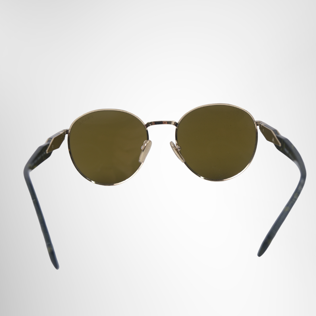Prada Gold Metal Sunglasses – Pre-Owned Luxury Brand Sunglasses – Antonio & Co Front Page