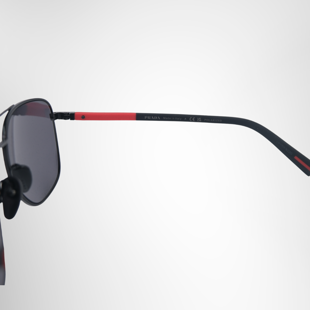 Prada Linea Rossa Active Sunglasses – Pre-Owned Luxury Brand Sunglasses – Antonio & Co Right Interior View