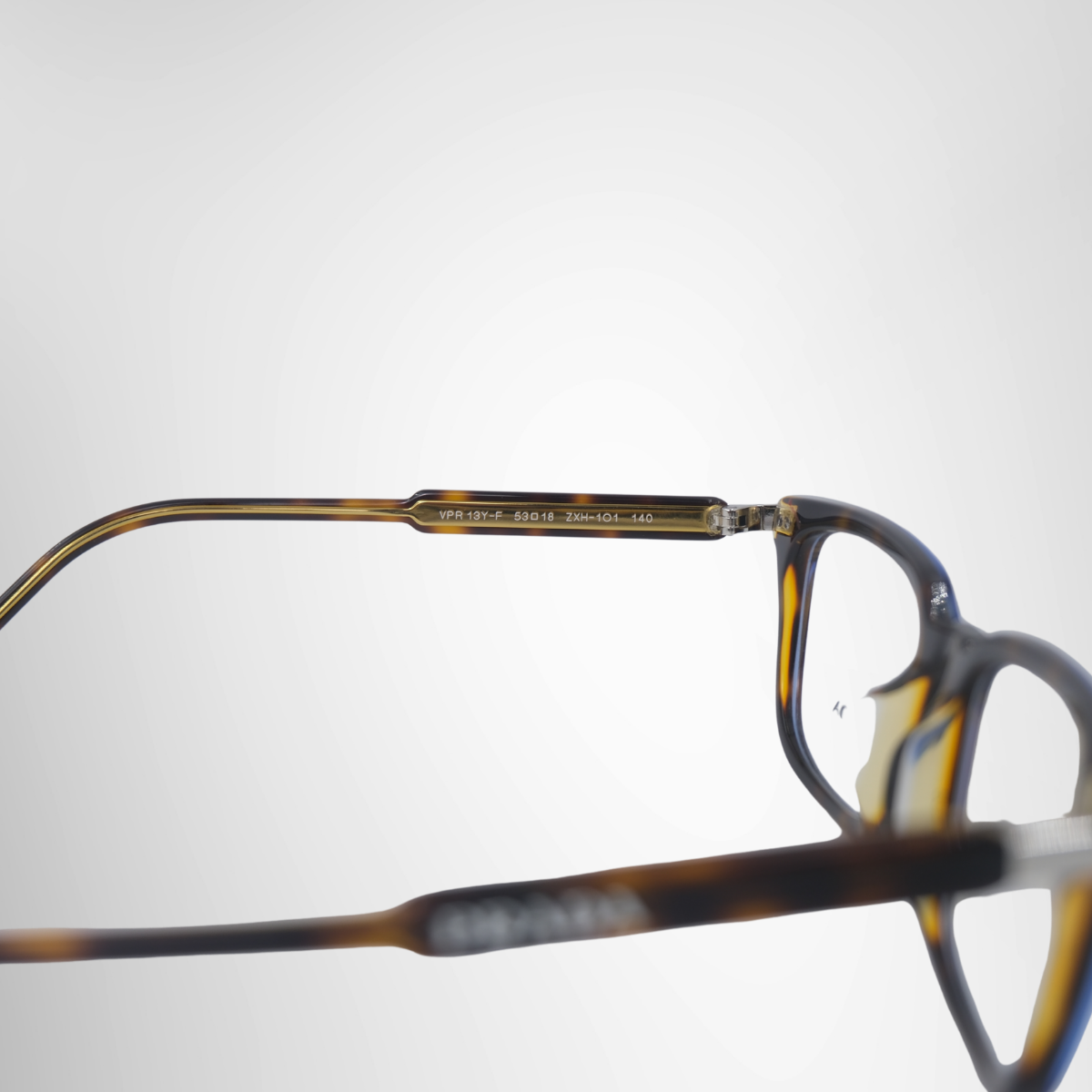 Prada Denim Tortoise PR 13YVF Eyewear – Pre-Owned Luxury Eyewear – Antonio & Co Left Interior View