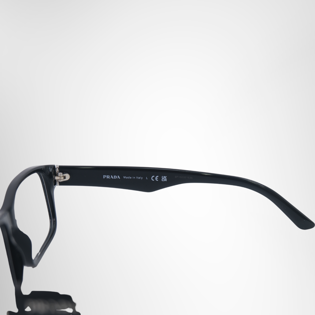 Prada PR 16MV Prescription Glasses – Pre-Owned Luxury Brand Eyewear – Antonio & Co Right Interior View