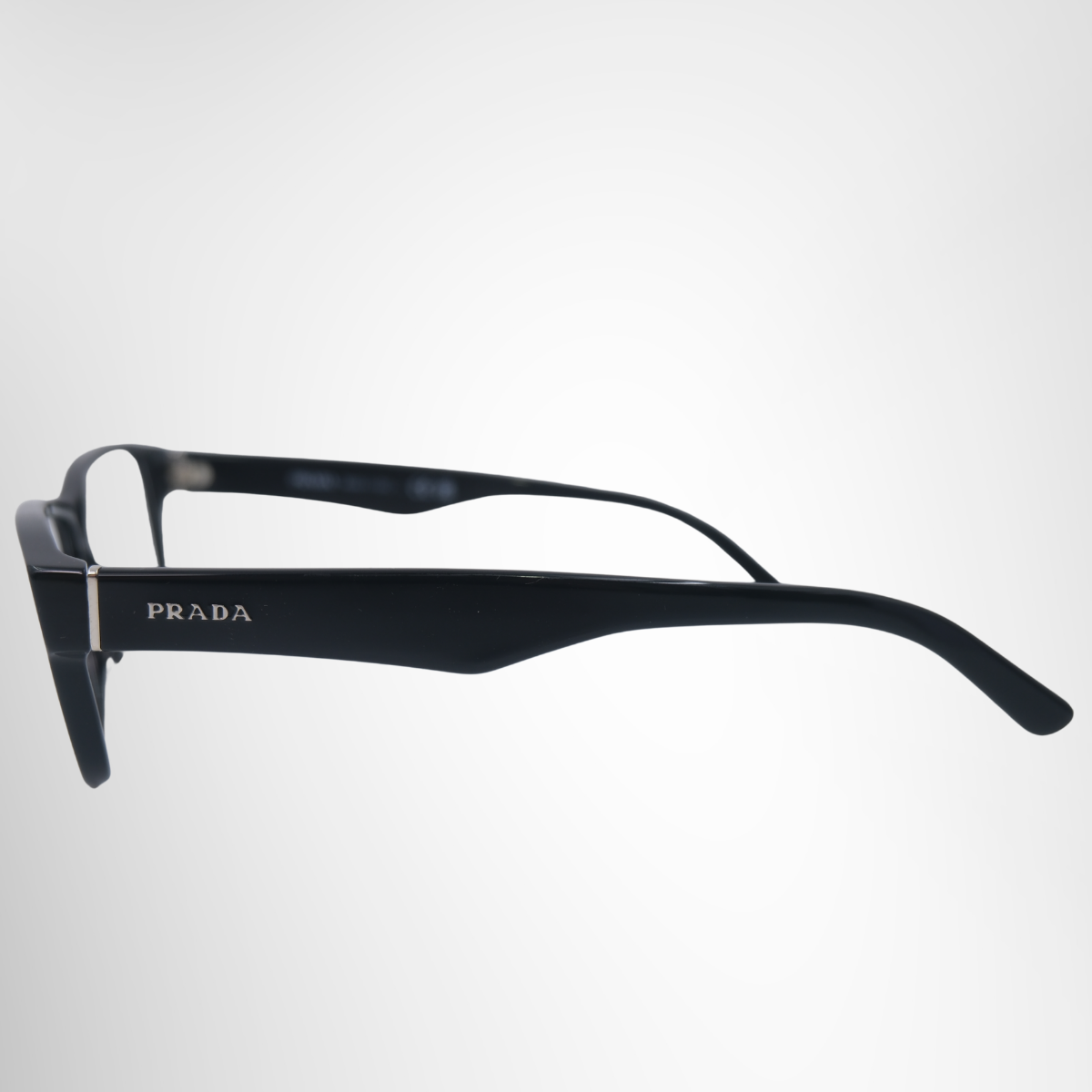 Prada PR 16MV Prescription Glasses – Pre-Owned Luxury Brand Eyewear – Antonio & Co Side Exterior View