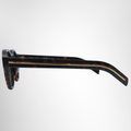 Prada Radica Tortoise Polarized Green Sunglasses – Pre-Owned Luxury Brand Sunglasses – Antonio & Co Side Exterior View