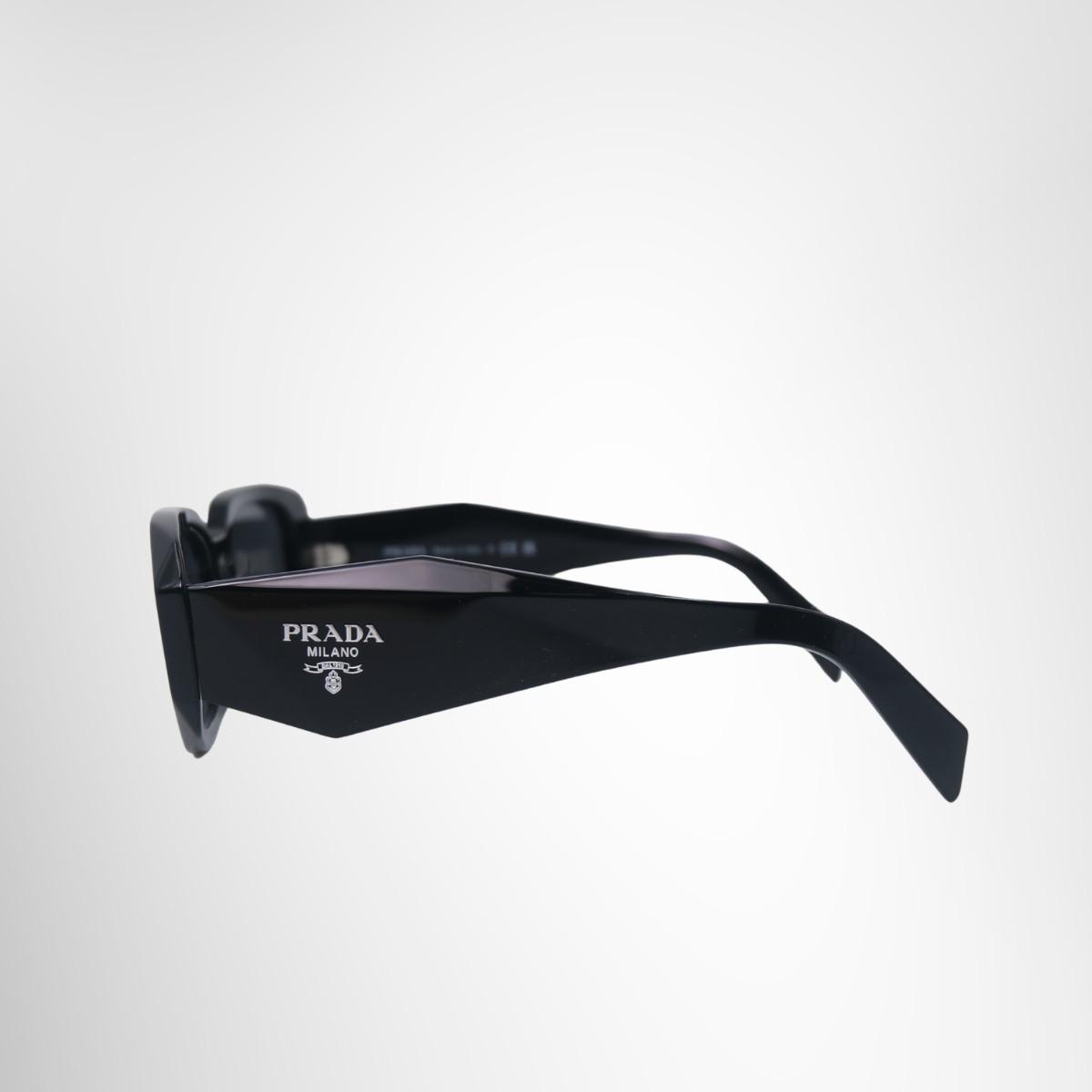 Prada Symbole Sunglasses – Pre-Owned Luxury Brand Sunglasses – Antonio & Co Side Exterior View