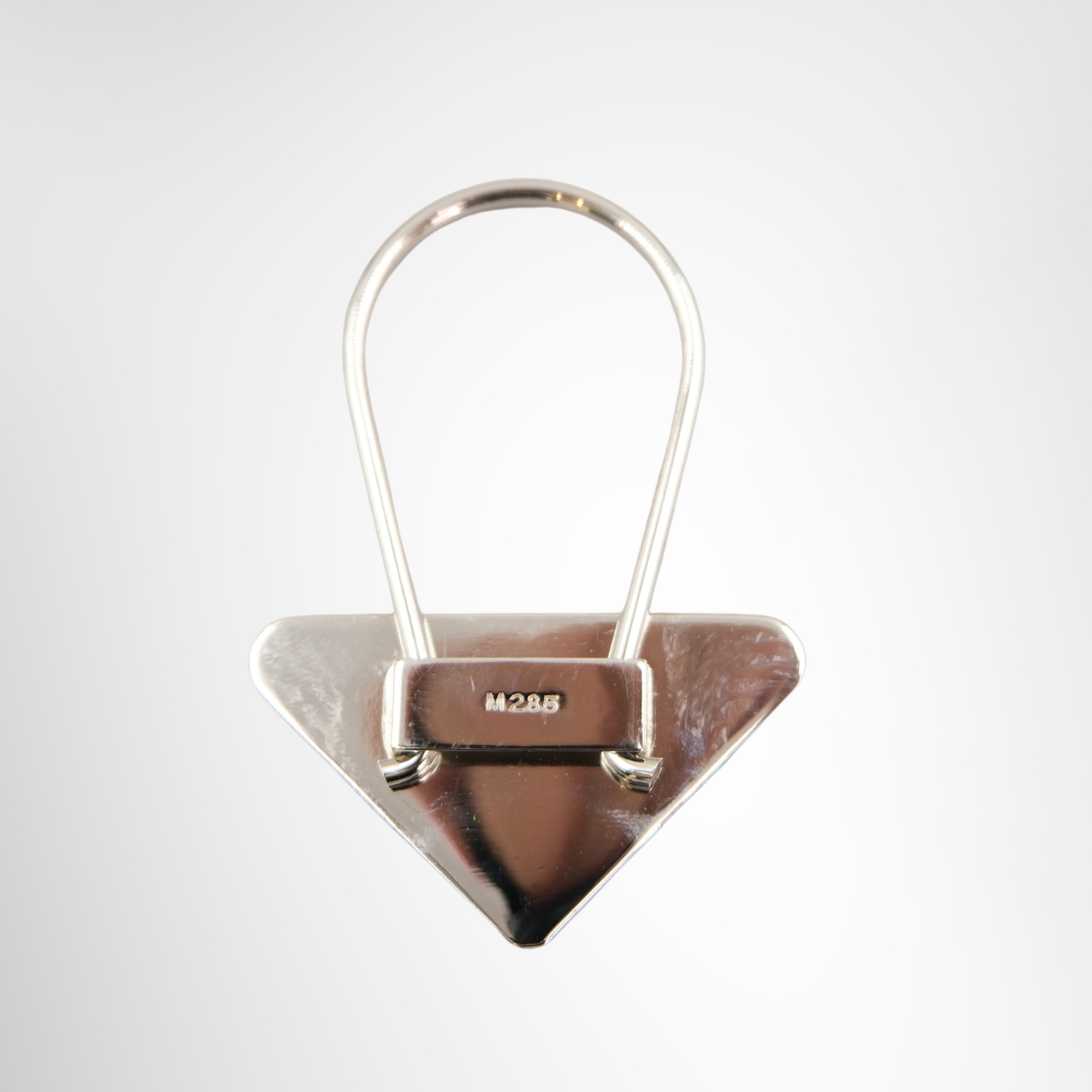 Triangle Logo keychain in Pale Yellow