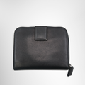 Prada Saffiano Leather Compact Zip Around Wallet – Pre-Owned Luxury Brand Wallet – Antonio & Co Back View