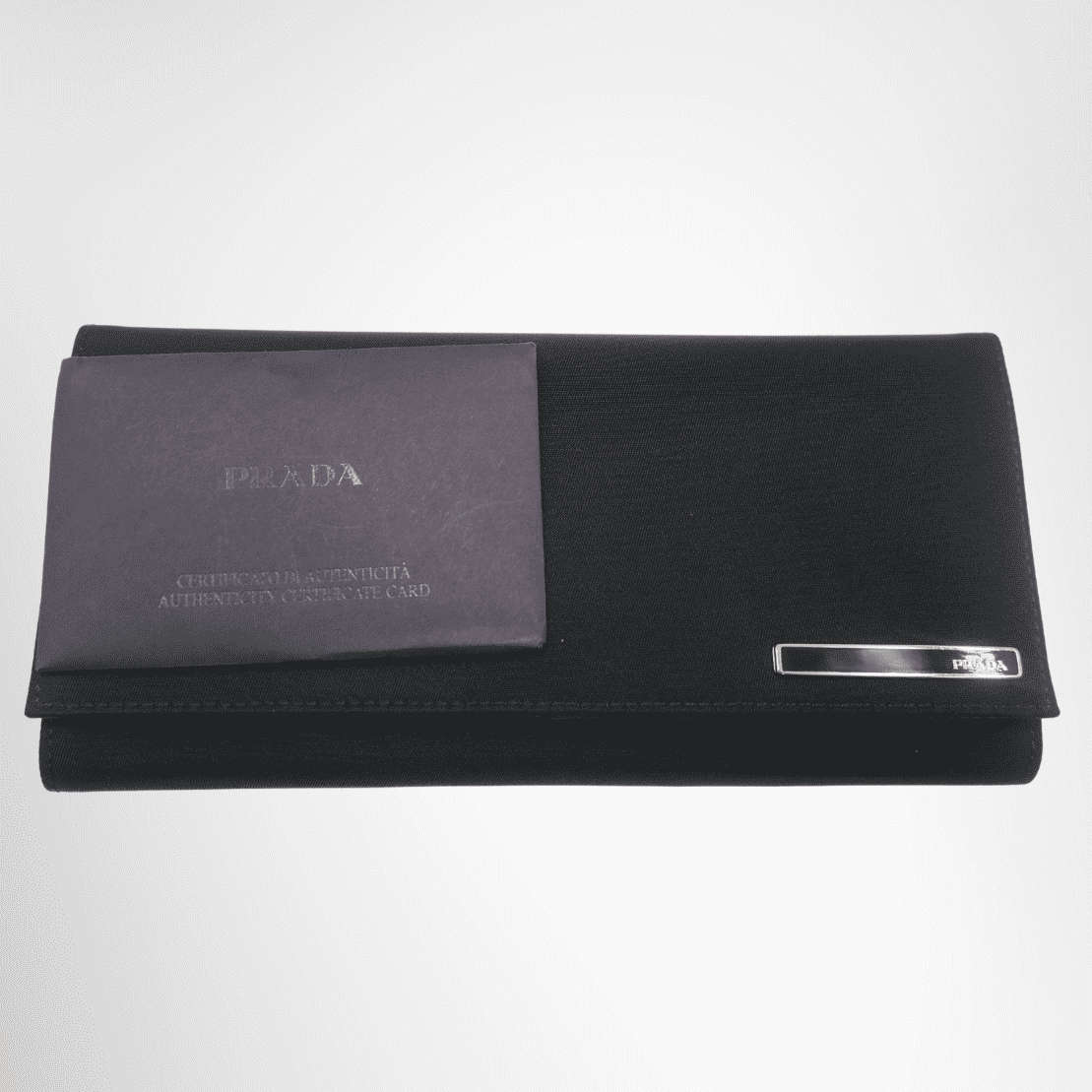 Prada Tessuto Continental Wallet – Pre-Owned Luxury Brand Wallet – Antonio & Co Accessory