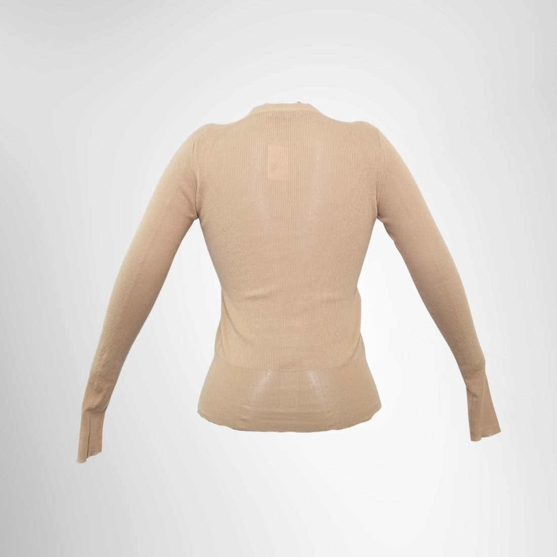 Vintage Cashmere-Silk Blend V-Neck Cardigan