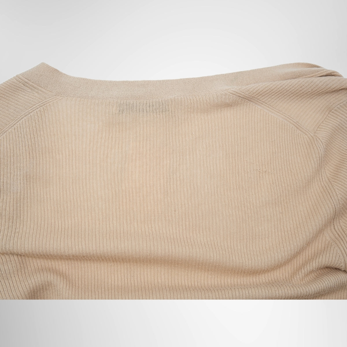 Vintage Cashmere-Silk Blend V-Neck Cardigan