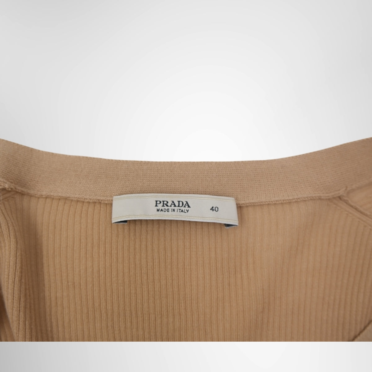 Vintage Cashmere-Silk Blend V-Neck Cardigan