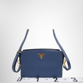 Prada Saffiano & Soft Calf Shoulder Bag – Pre-Owned Luxury Brand Bag – Antonio & Co – Front Page 1