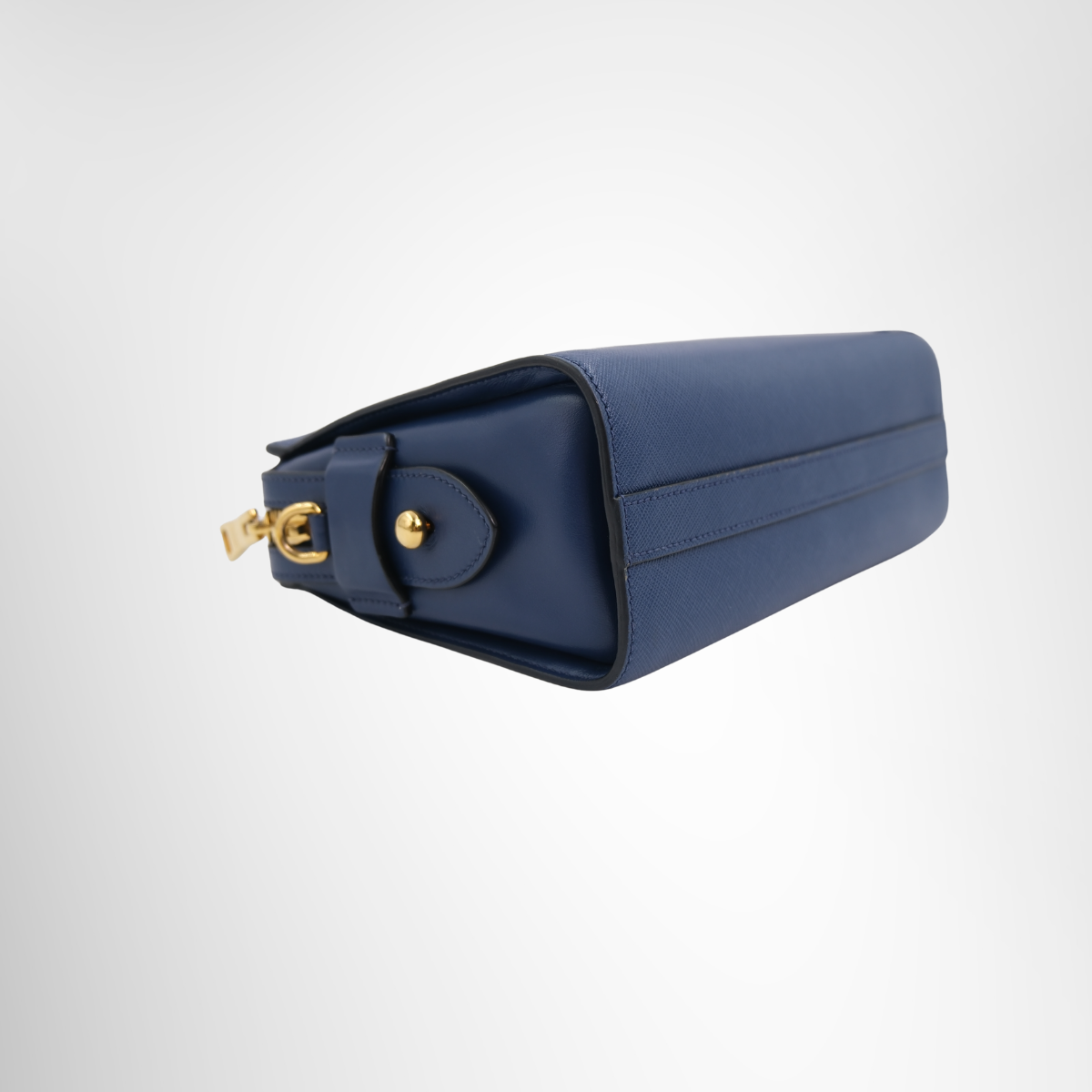 Prada Saffiano & Soft Calf Shoulder Bag – Pre-Owned Luxury Brand Bag – Antonio & Co – Left Corner