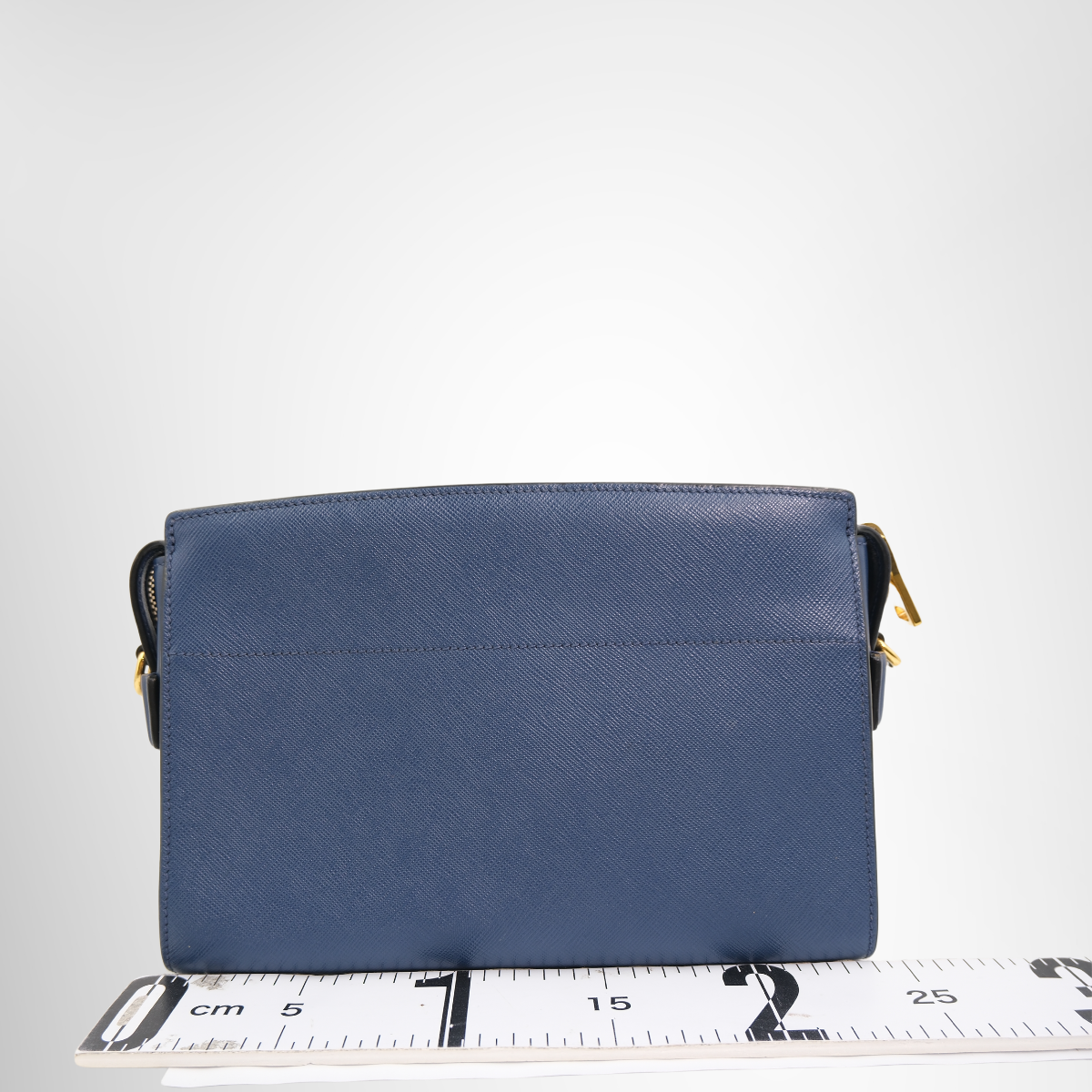 Prada Saffiano & Soft Calf Shoulder Bag – Pre-Owned Luxury Brand Bag – Antonio & Co – Back View