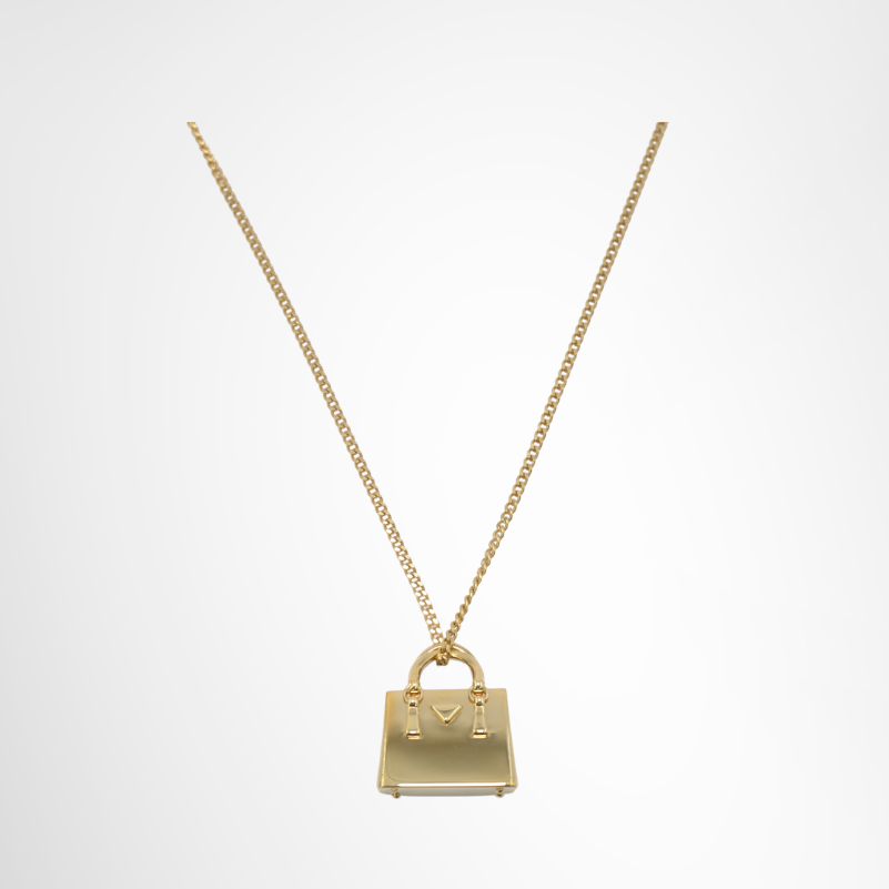 Prada Galleria Bag Necklace – Pre-Owned Luxury Accessory – Antonio & Co –Front page