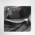 Prada Preowned Luxury Bag Black Nylon Tote Bag Interior View