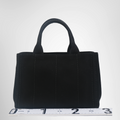 Prada Preowned Luxury Bag Canapa Black Back View