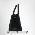 Prada Preowned Luxury Bag Canapa Black Side View