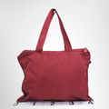 Prada Preowned Luxury Bag Tessuto Red Nylon Tote Bag Back View