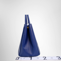 Prada Preowned Luxury Blue Saffiano Bag - Antonio & Co. Side View