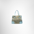 Prada Preowned Luxury Canvas Tote Bag Back View