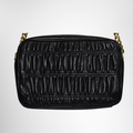 Prada Preowned Luxury Nappa Gaufre Camera Bag Back View
