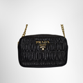 Prada Preowned Luxury Nappa Gaufre Camera Bag Front Page