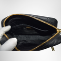 Prada Preowned Luxury Nappa Gaufre Camera Bag Interior View