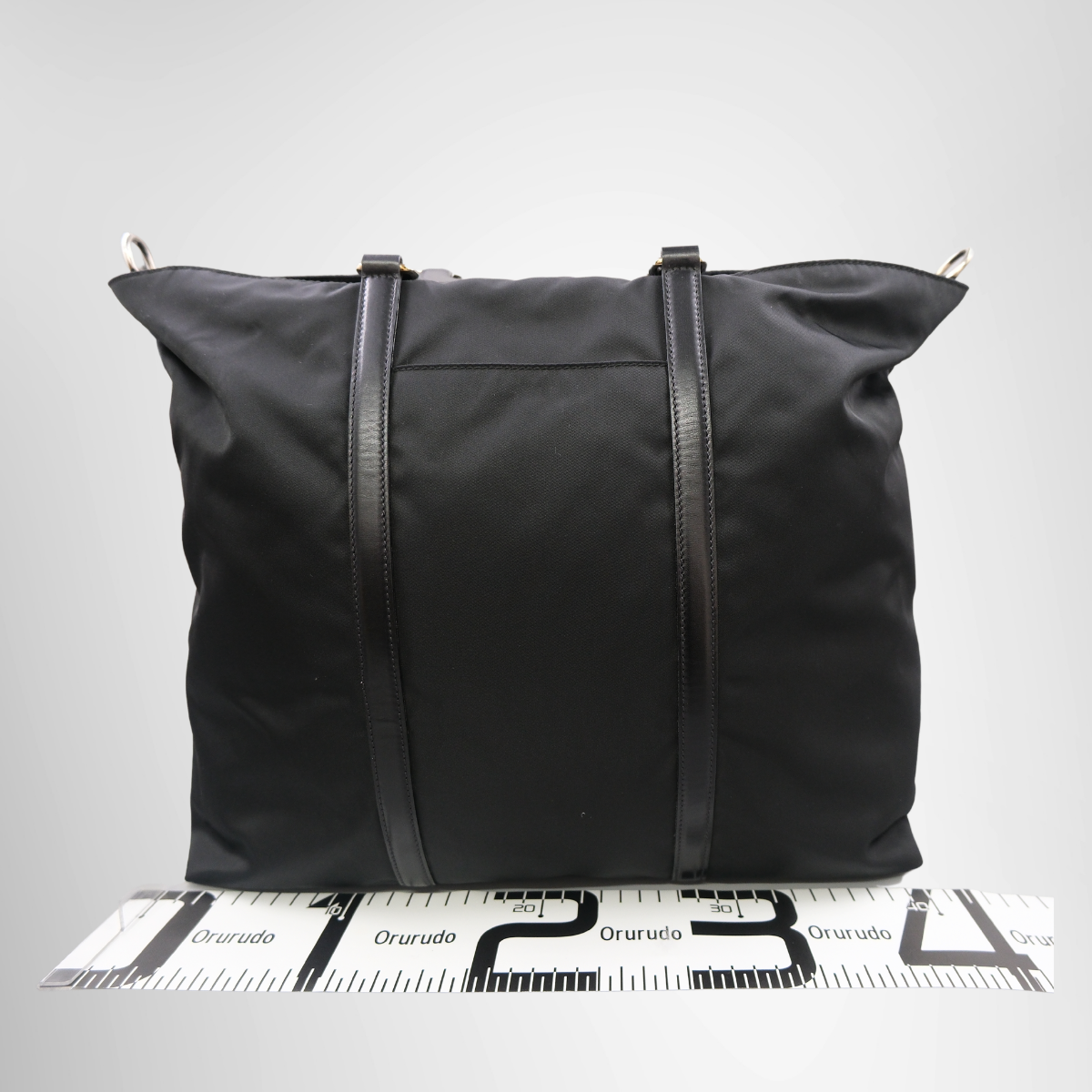 Prada Nylon 2-Way Shoulder Tote Bag – Black