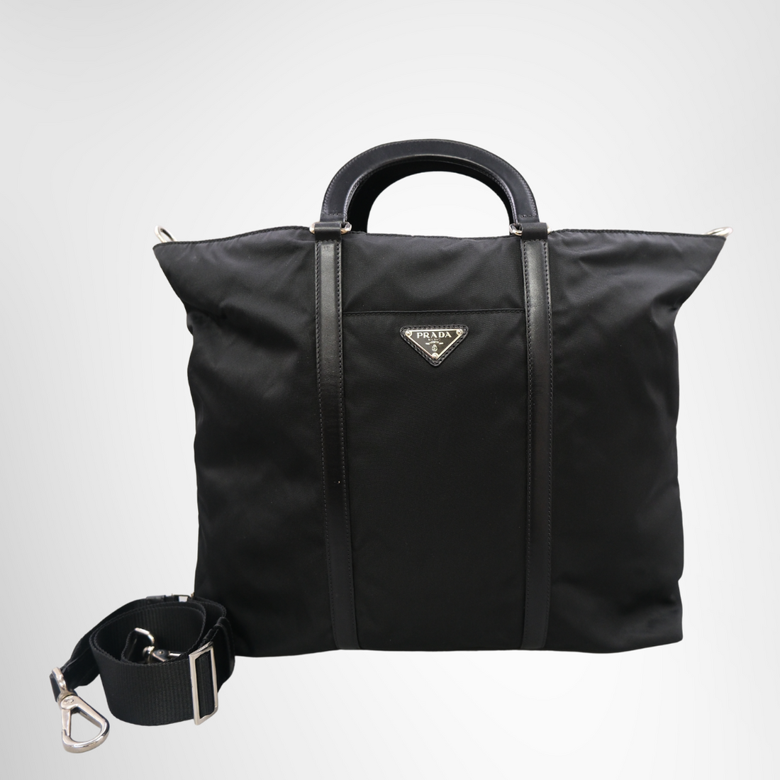Nylon 2 Way Shoulder Bag