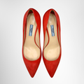 Prada Preowned Luxury Shoes Suede Pointed-Toe Pump Top View