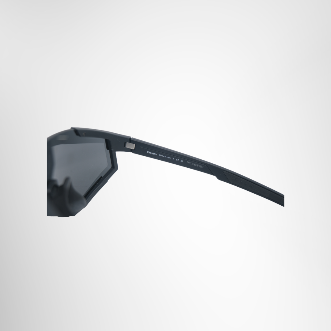 Prada Preowned Luxury Sunglasses Linea Rossa PS 04WS Sunglasses Inner Temple View 2