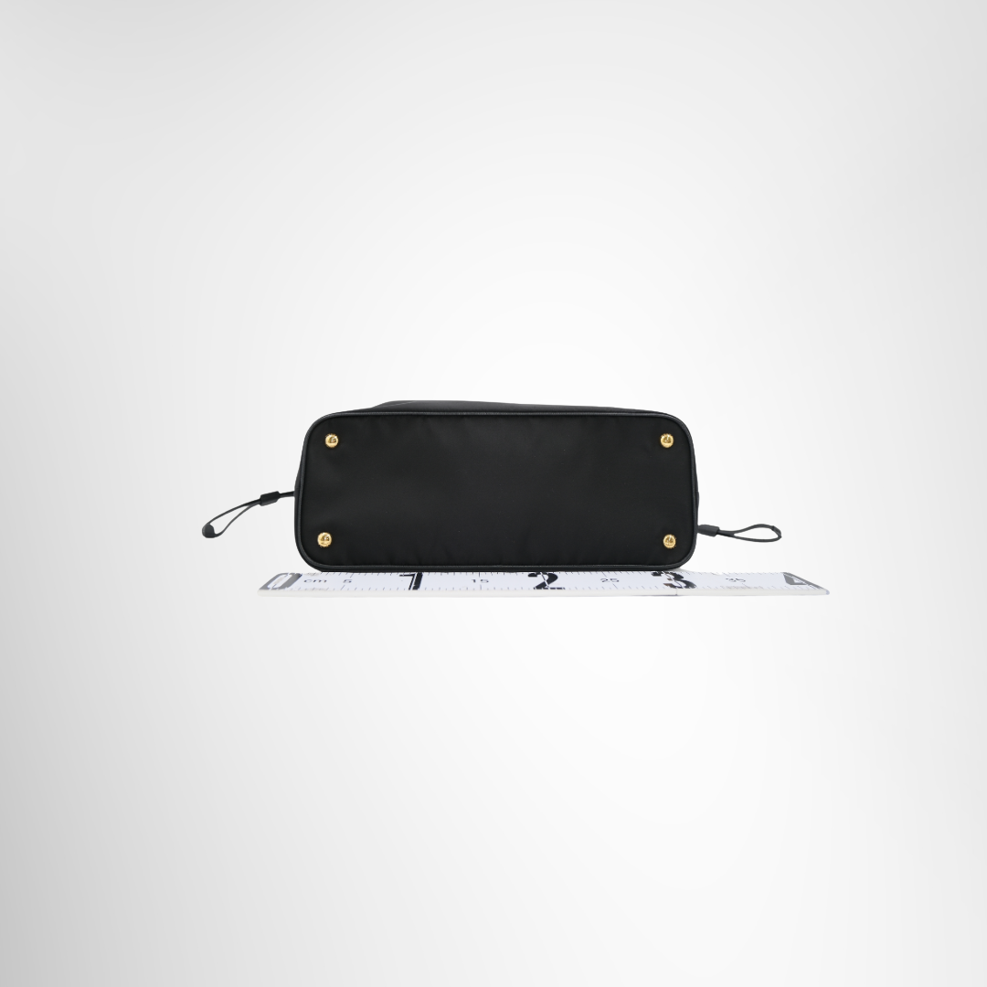 Prada Preowned Luxury Tessuto Shopping Tote Bottom View