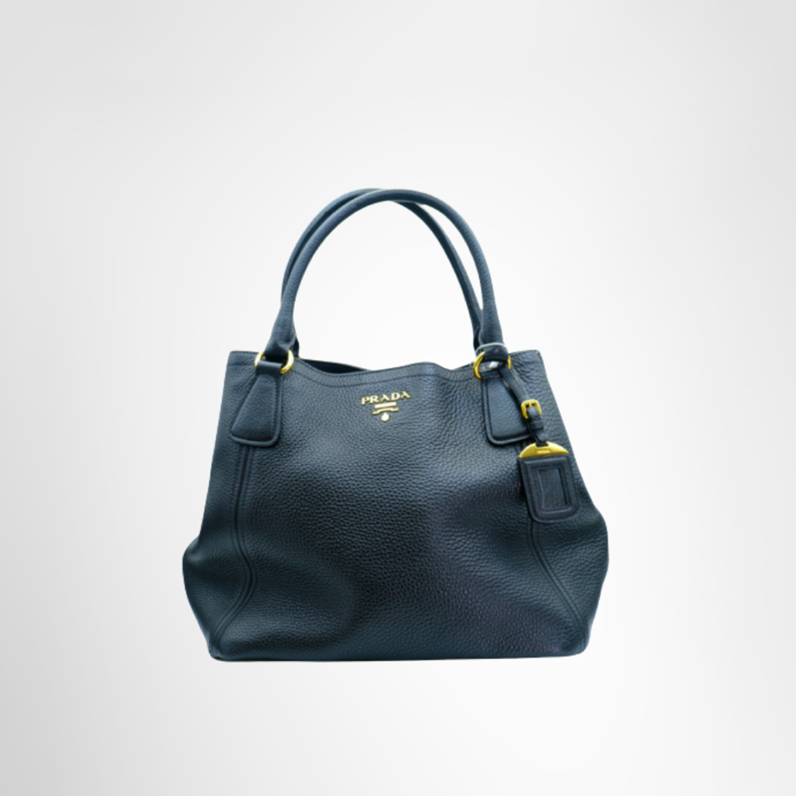 Prada Preowned Luxury Vitello Daino Tote Bag Front Page - Antonio & Co.