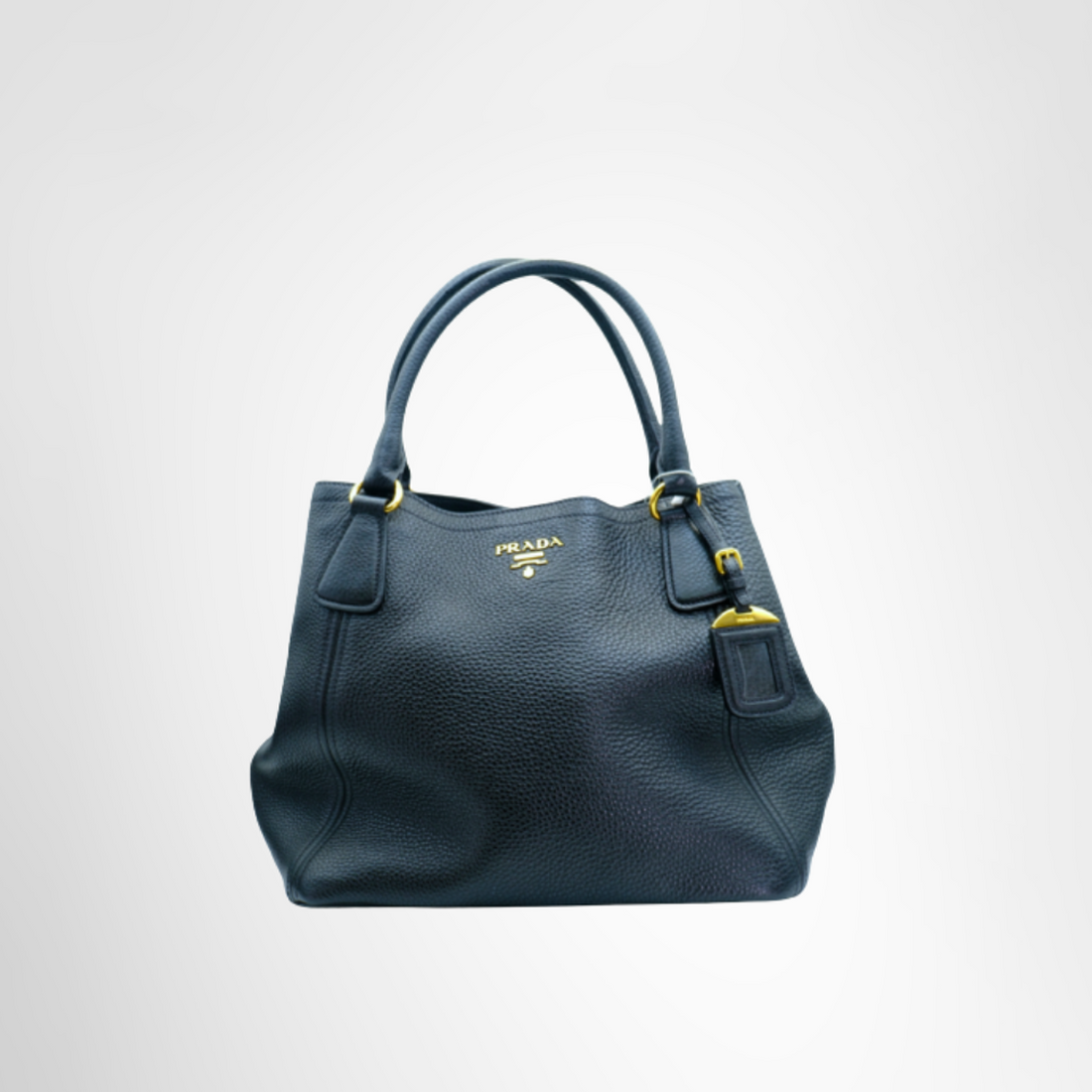 Prada Preowned Luxury Vitello Daino Tote Bag Front Page - Antonio & Co.