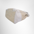 Prada Preowned Luxury White Canvas Leather Tote Bag Bottom Side View1 - Antonio & Co.
