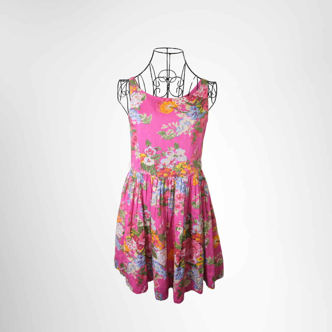 Ralph Lauren Cotton Floral Sateen Dress Size 16 – Pre-Owned Luxury Apparel – Antonio & Co – Front Page