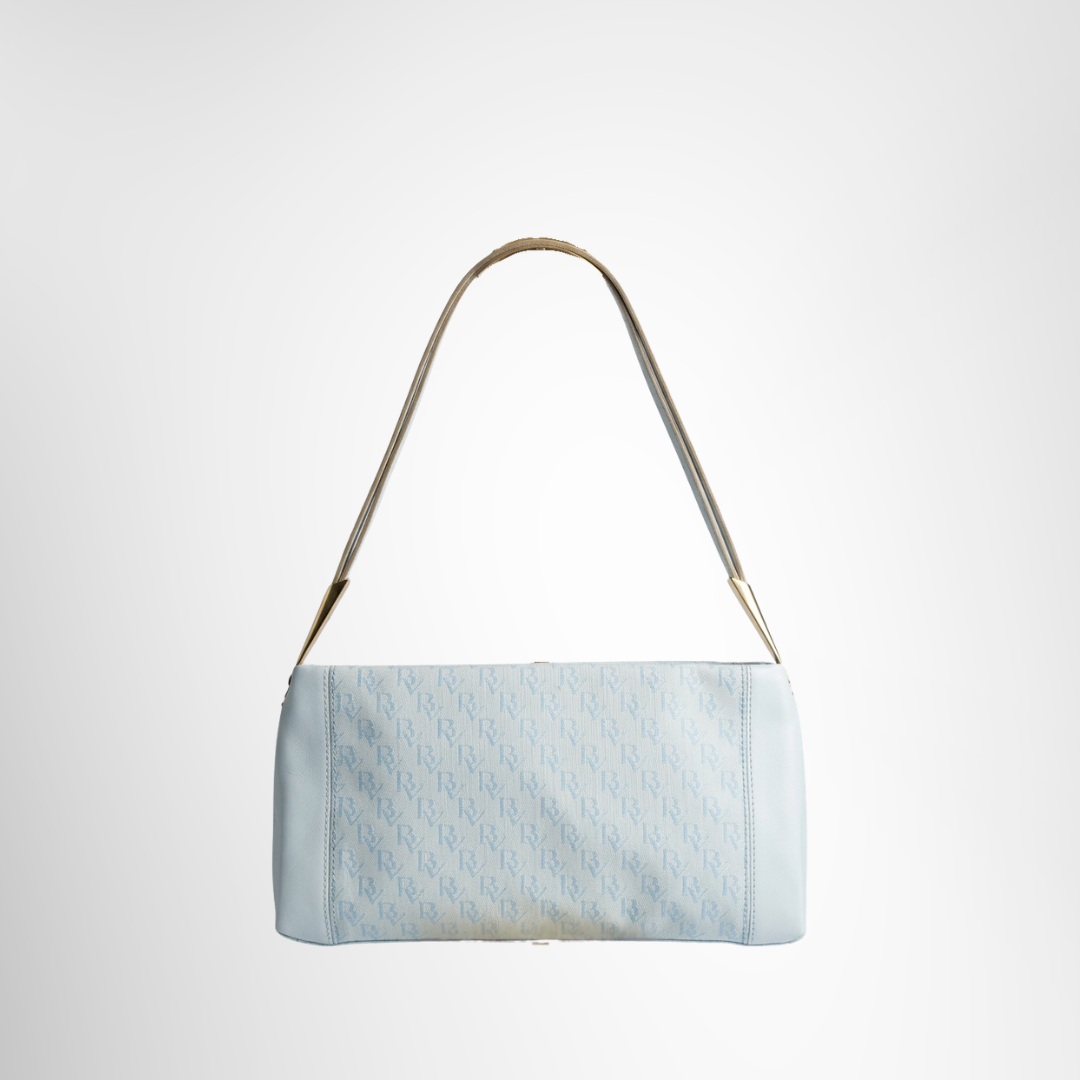 Ravani Berlin Preowned Luxury RR PU Bag Baby Blue Front Page - Antonio & Co.