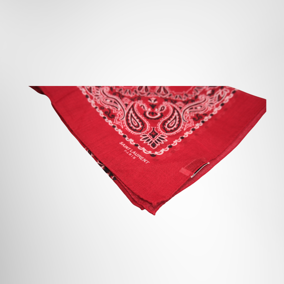 Red Paisley Bandana