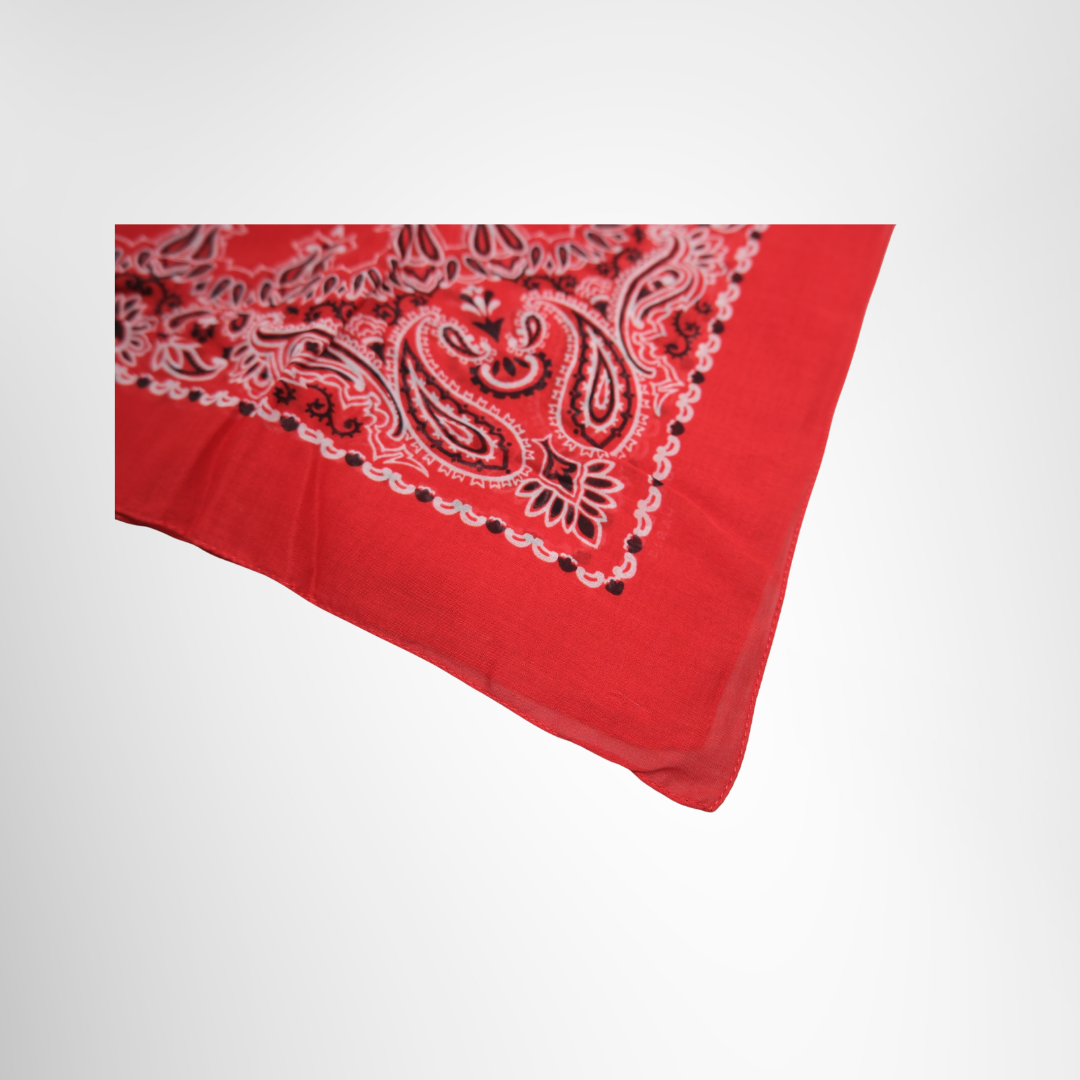 Red Square Cotton Bandana