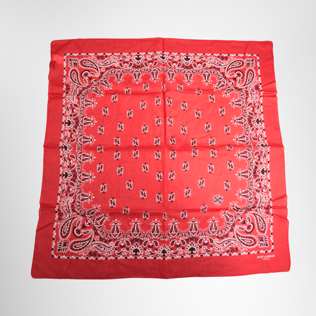Red Square Cotton Bandana