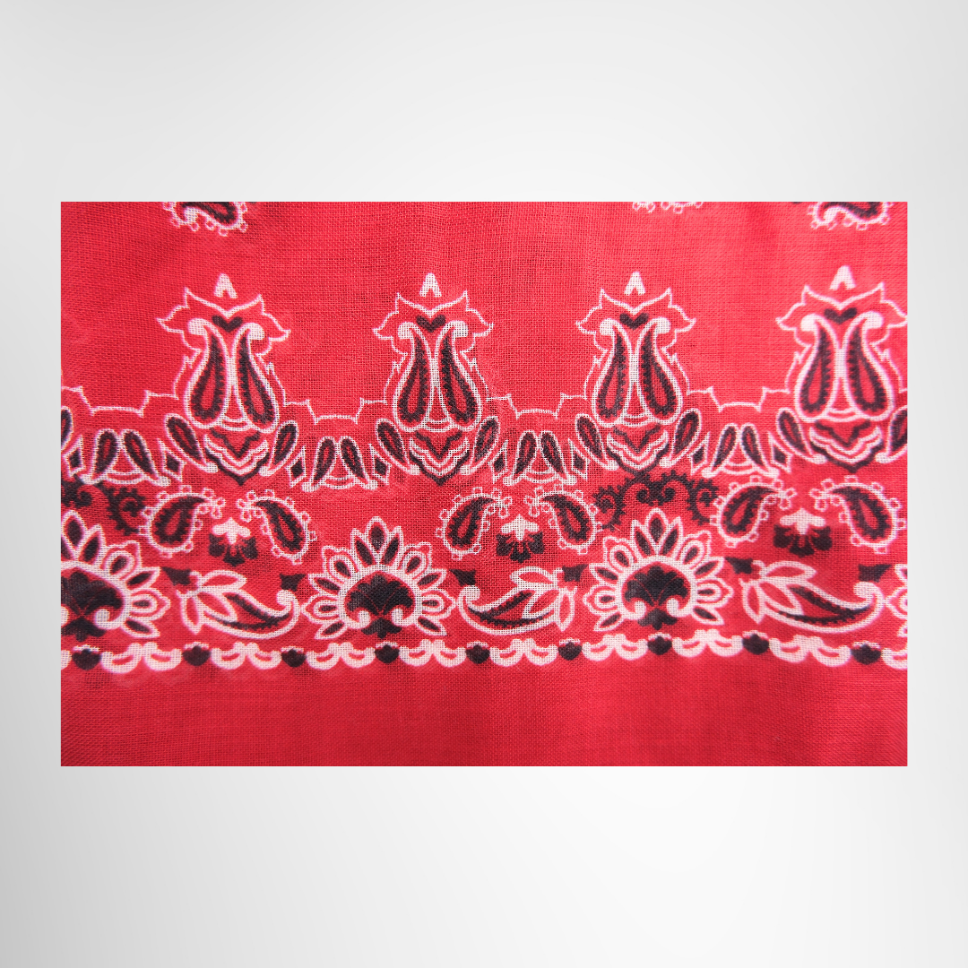 Red Paisley Bandana
